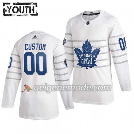 Kinder Toronto Maple Leafs Trikot Custom Weiß Adidas 2020 NHL All-Star Authentic